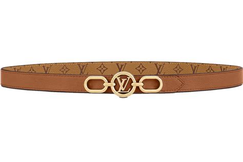 louis vuitton belt tan